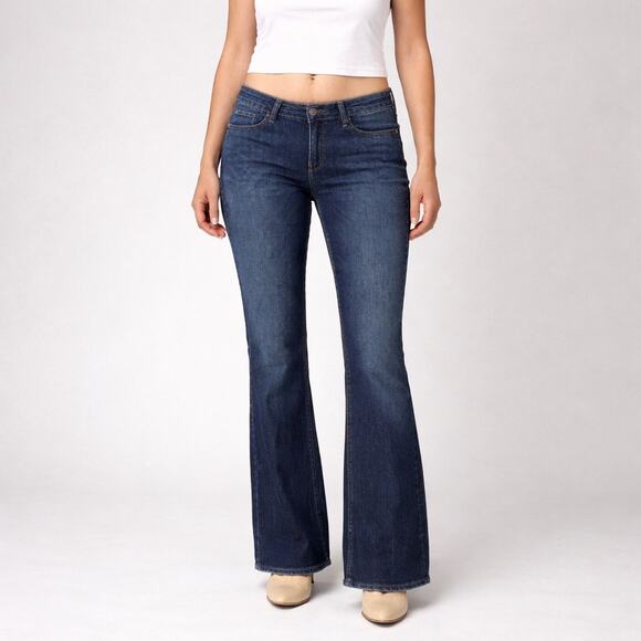 Citizens Of Humanity Low Rise Bootcut Jeans Sz 30 Medium Wash Stretch Denim USA